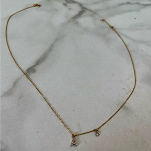 Maurice’s Jewelers Initial “A” Necklace